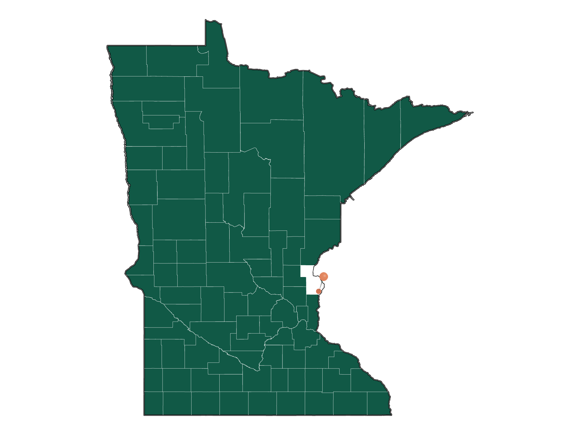 Infrastructure in Franconia township, Minnesota