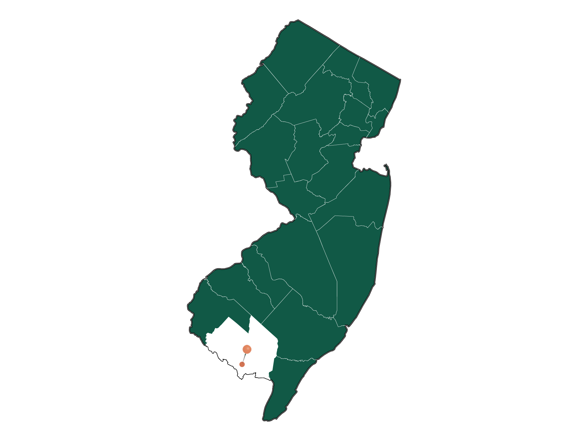 Safety in Downe township, New Jersey (crime rates and environmental
