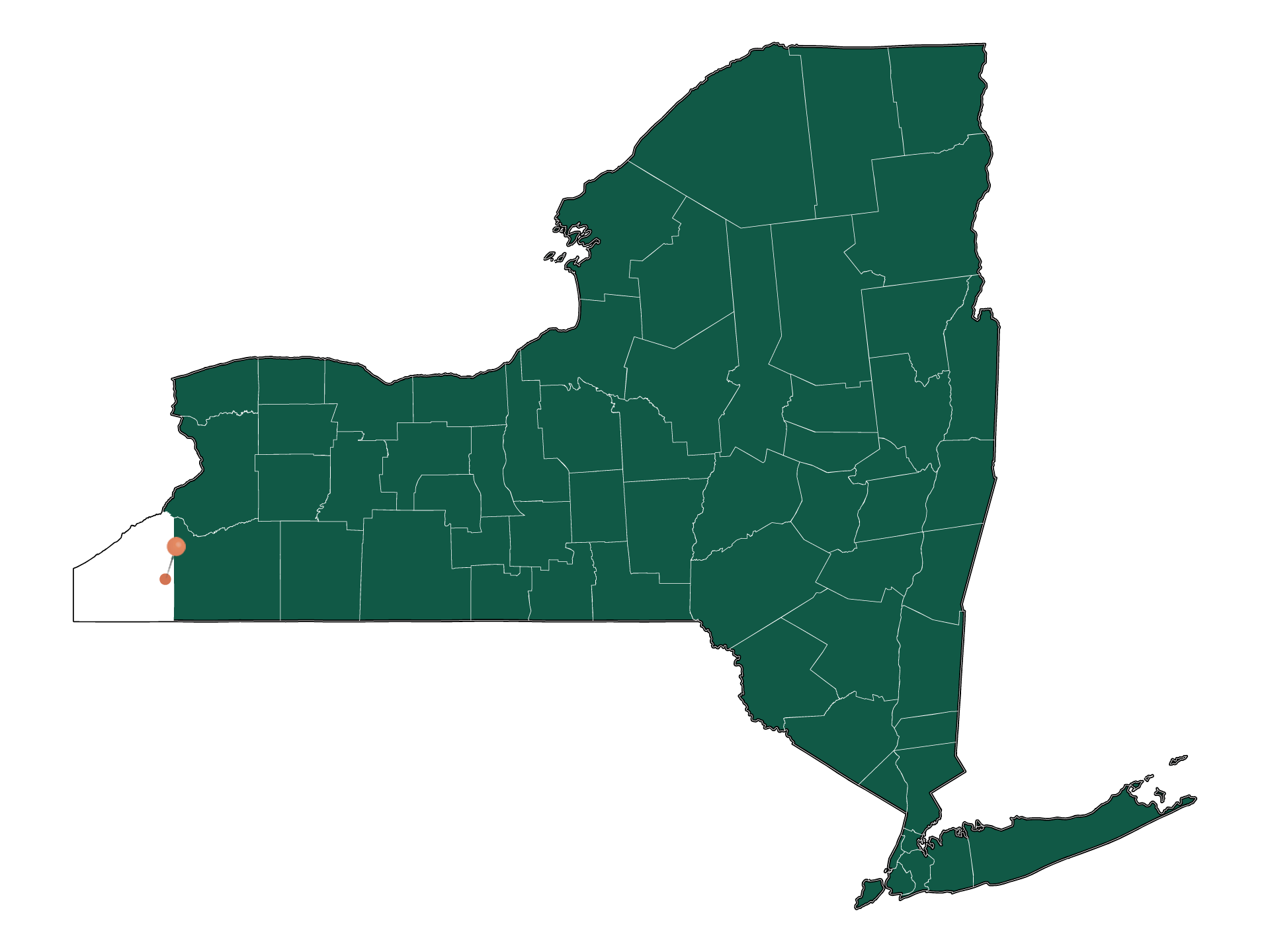 Moving to Ellington, New York in 2022