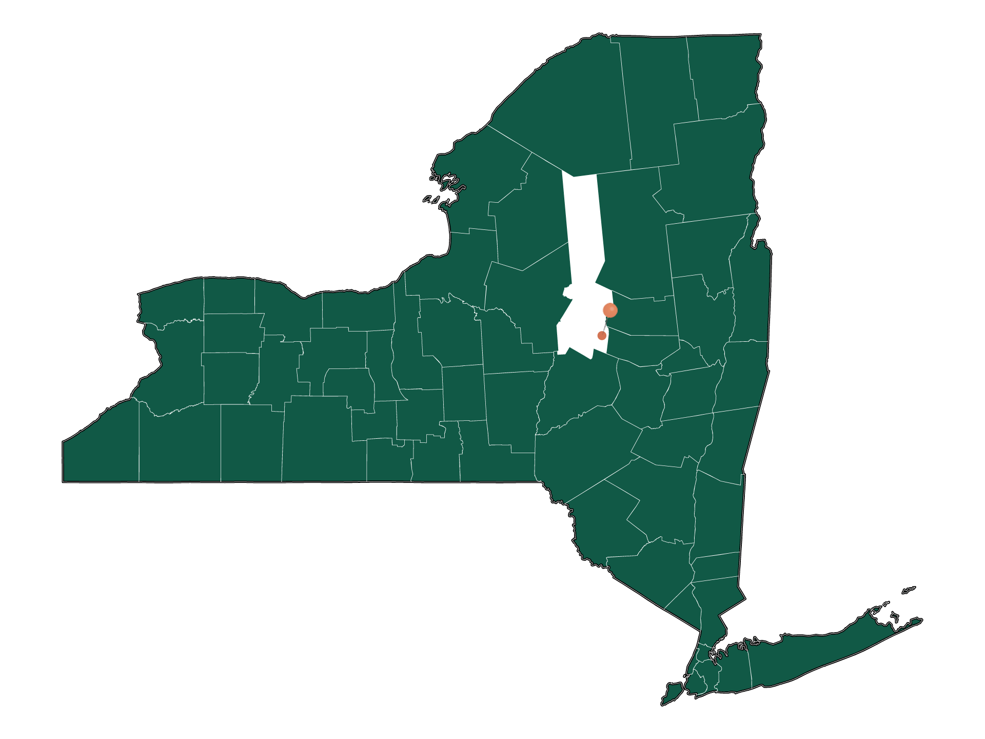 Infrastructure in Danube, New York