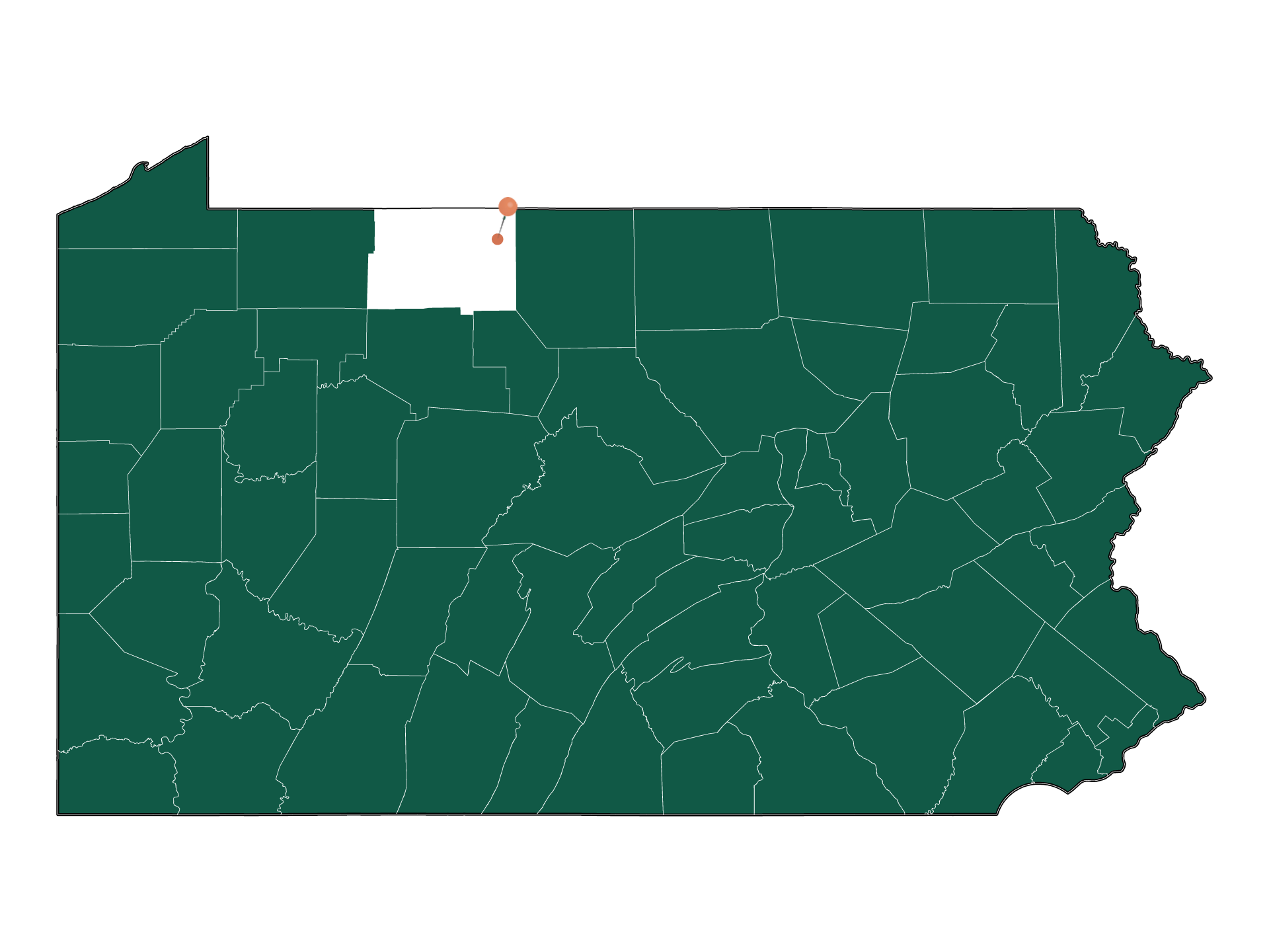 Infrastructure in Annin township, Pennsylvania