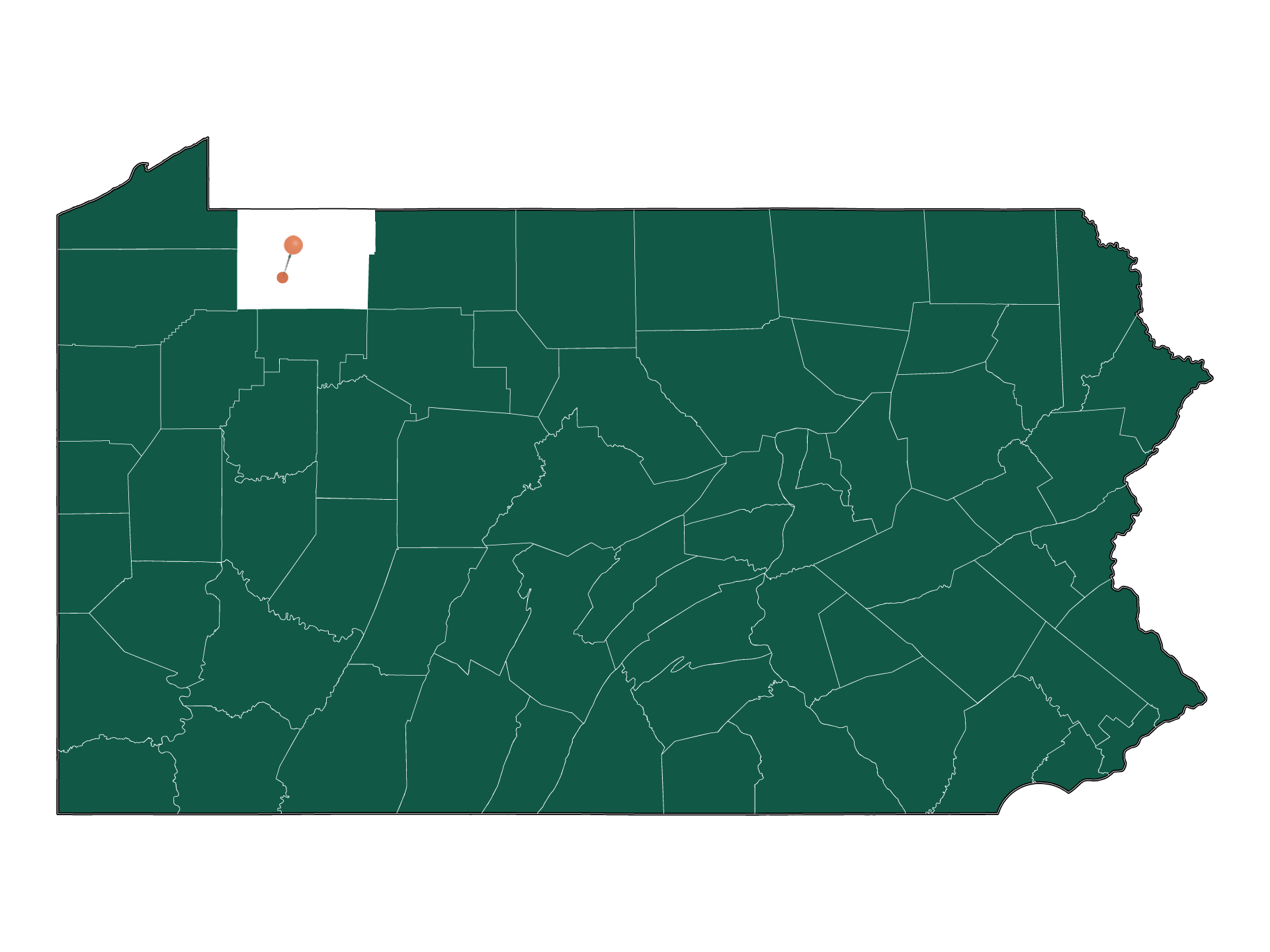 Infrastructure in Deerfield township (Warren County), Pennsylvania