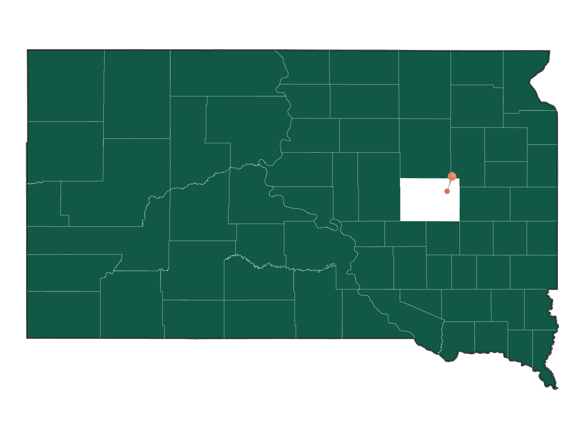 Zip Codes in Liberty township (Beadle County), South Dakota