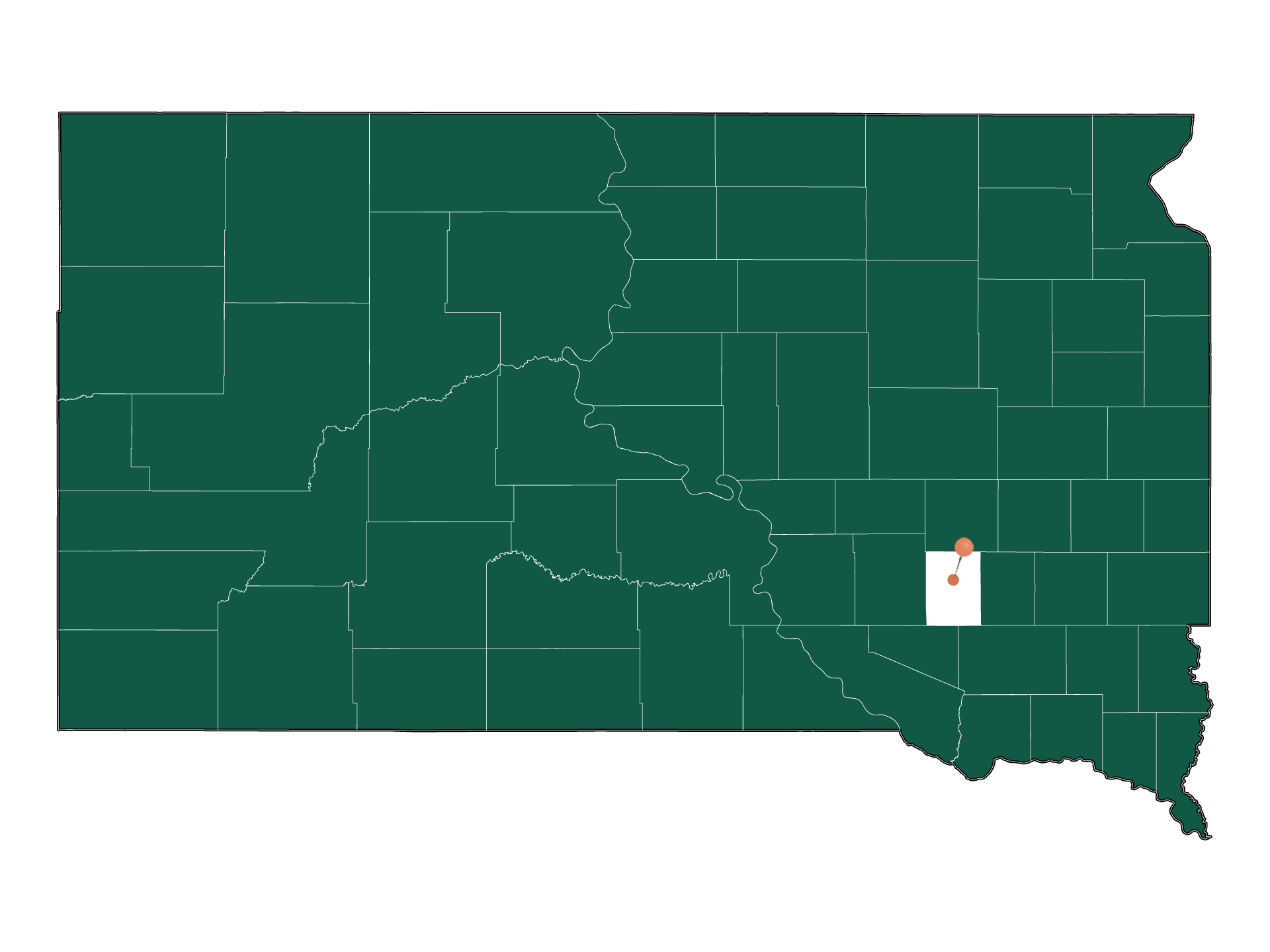 Zip Codes in Beulah township (Davison County), South Dakota