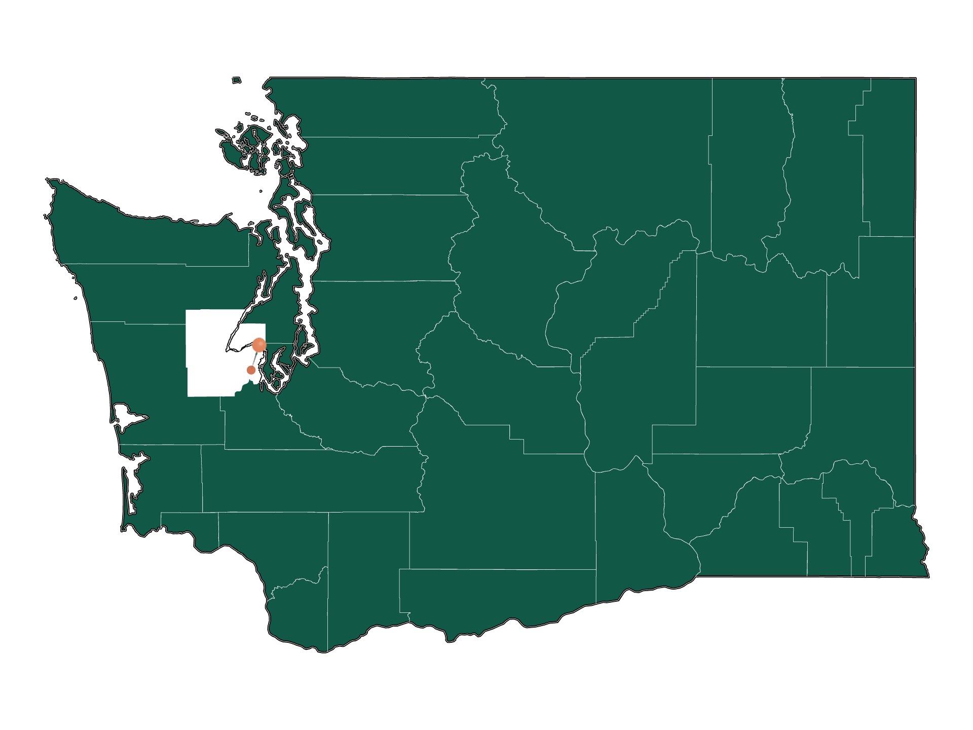 Moving to Timber LakeHarstine Island, Washington in 2022