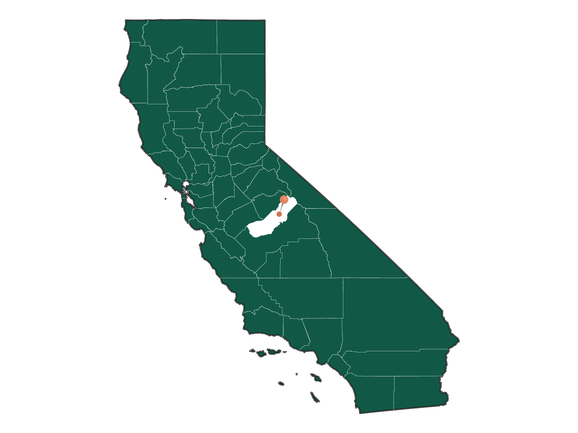 Infrastructure in Bass Lake, California