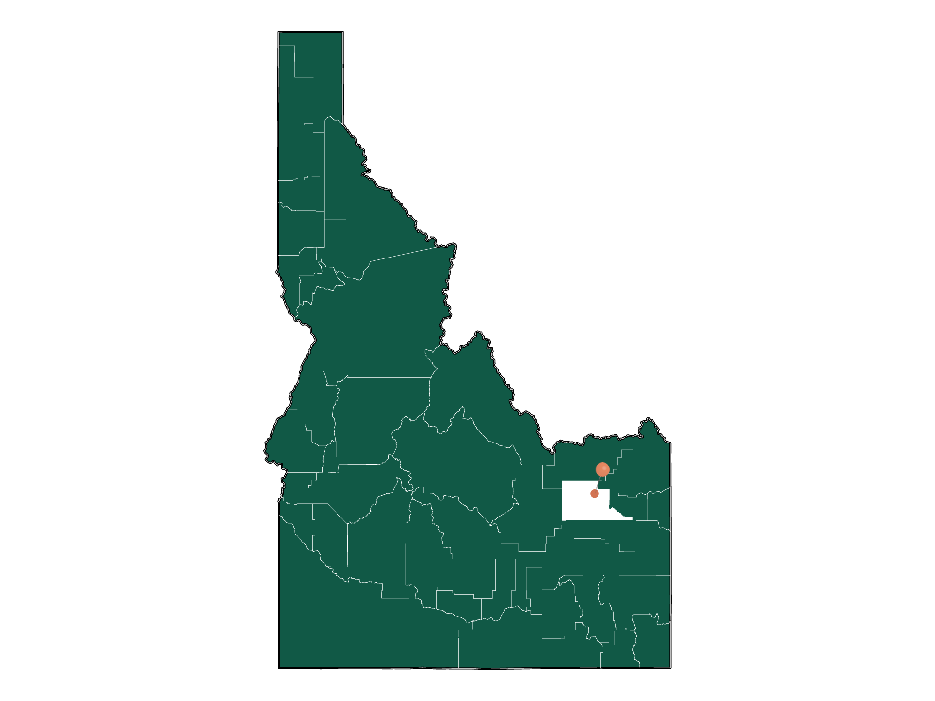 Infrastructure in Hamer, Idaho