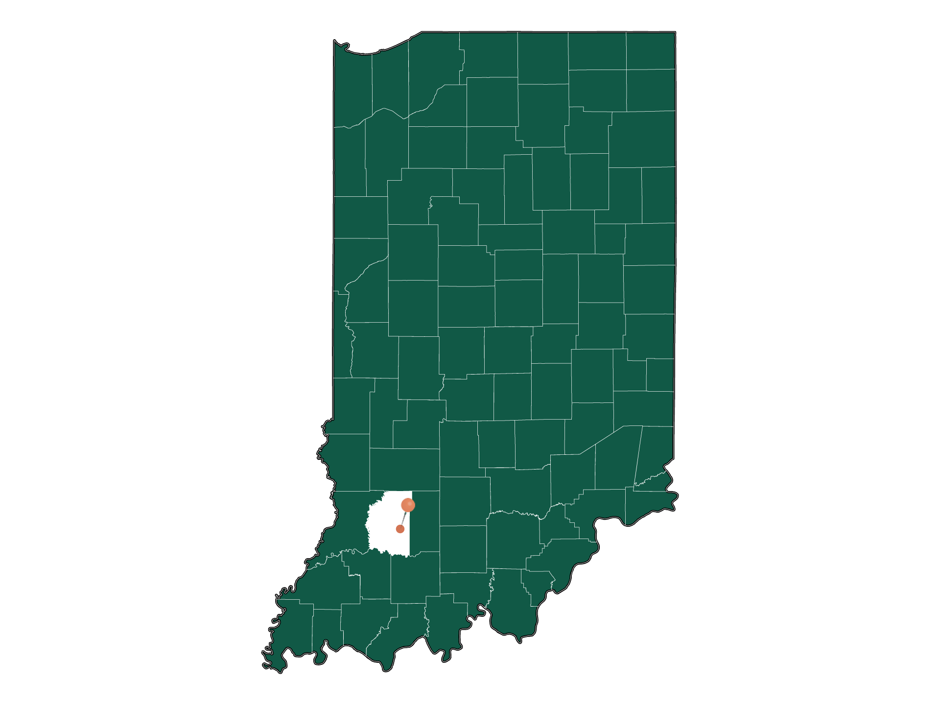 Moving to Cannelburg, Indiana in 2022