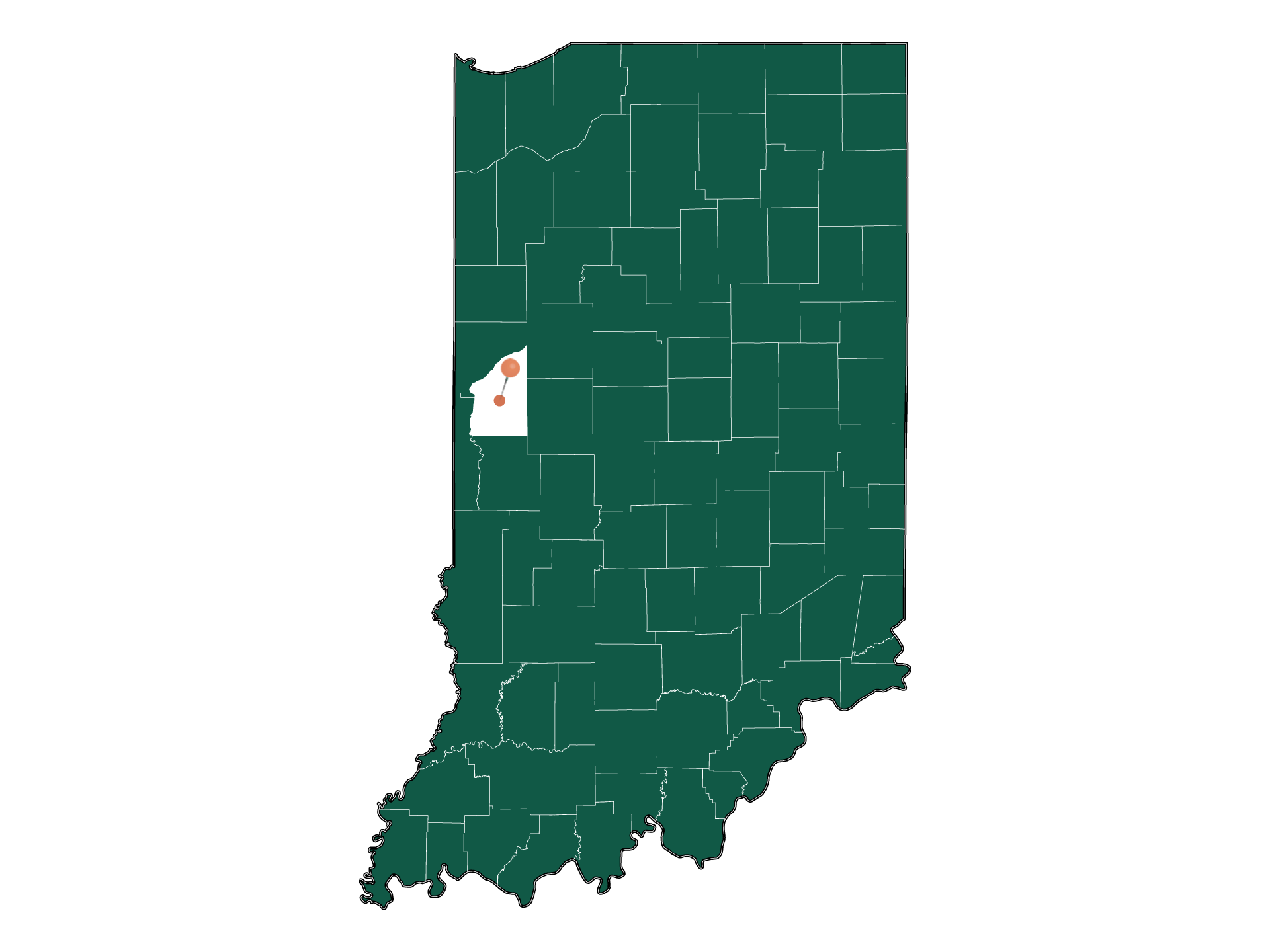 Moving to Veedersburg, Indiana in 2022