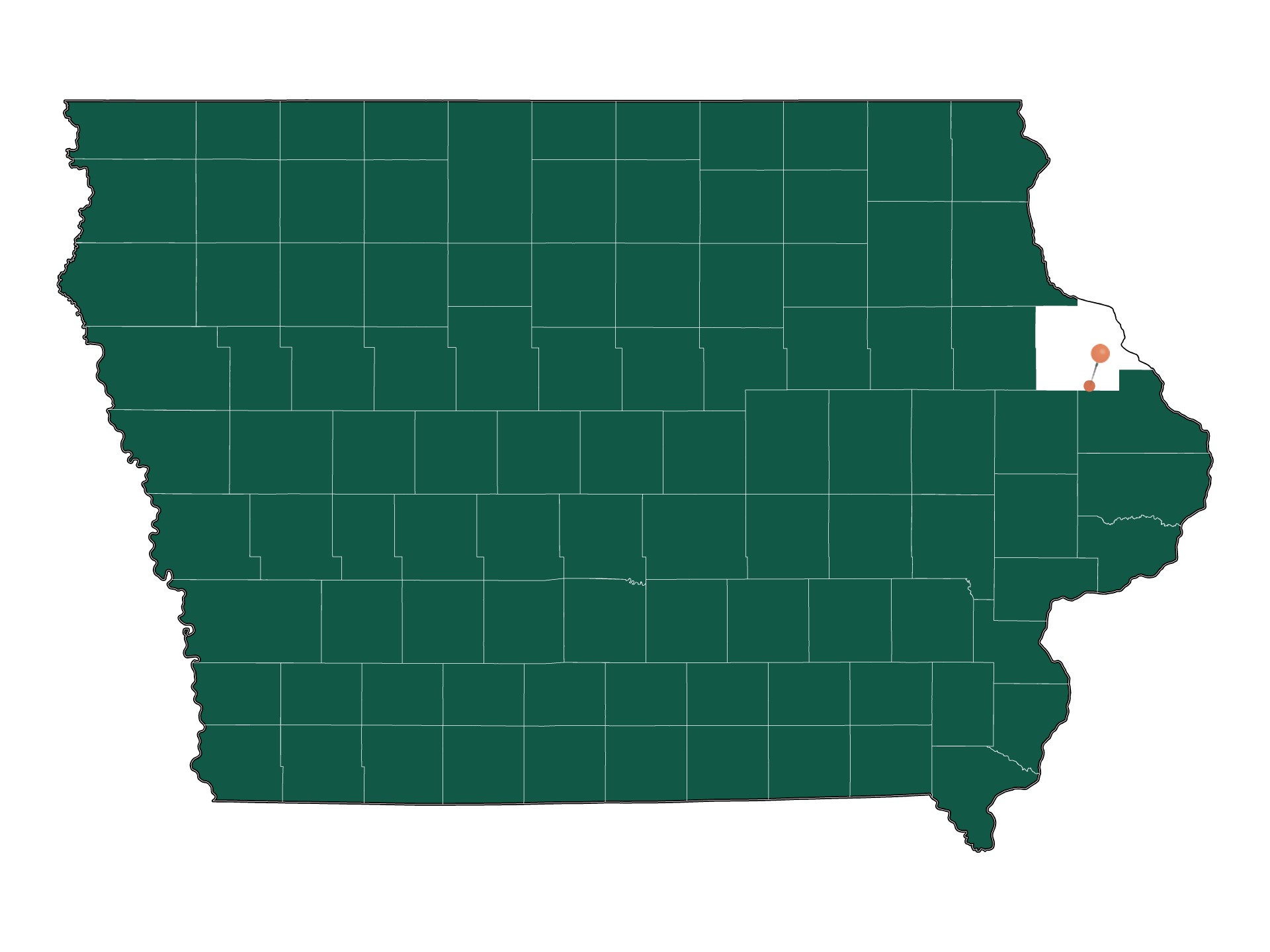 Moving to Bernard, Iowa in 2022