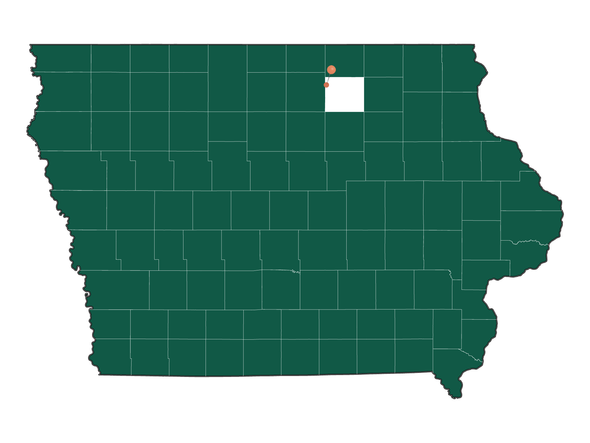 Moving to Nora Springs, Iowa in 2022