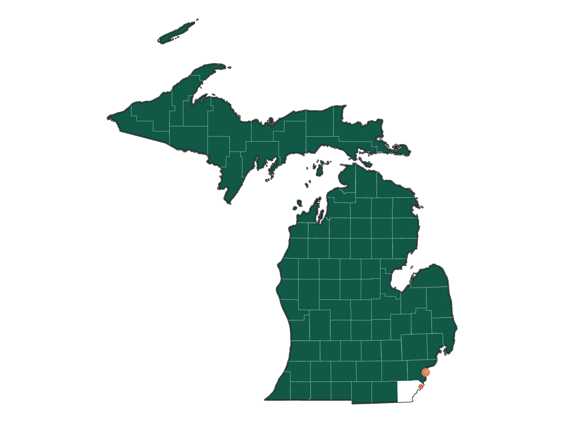 Zip Codes in Estral Beach, Michigan