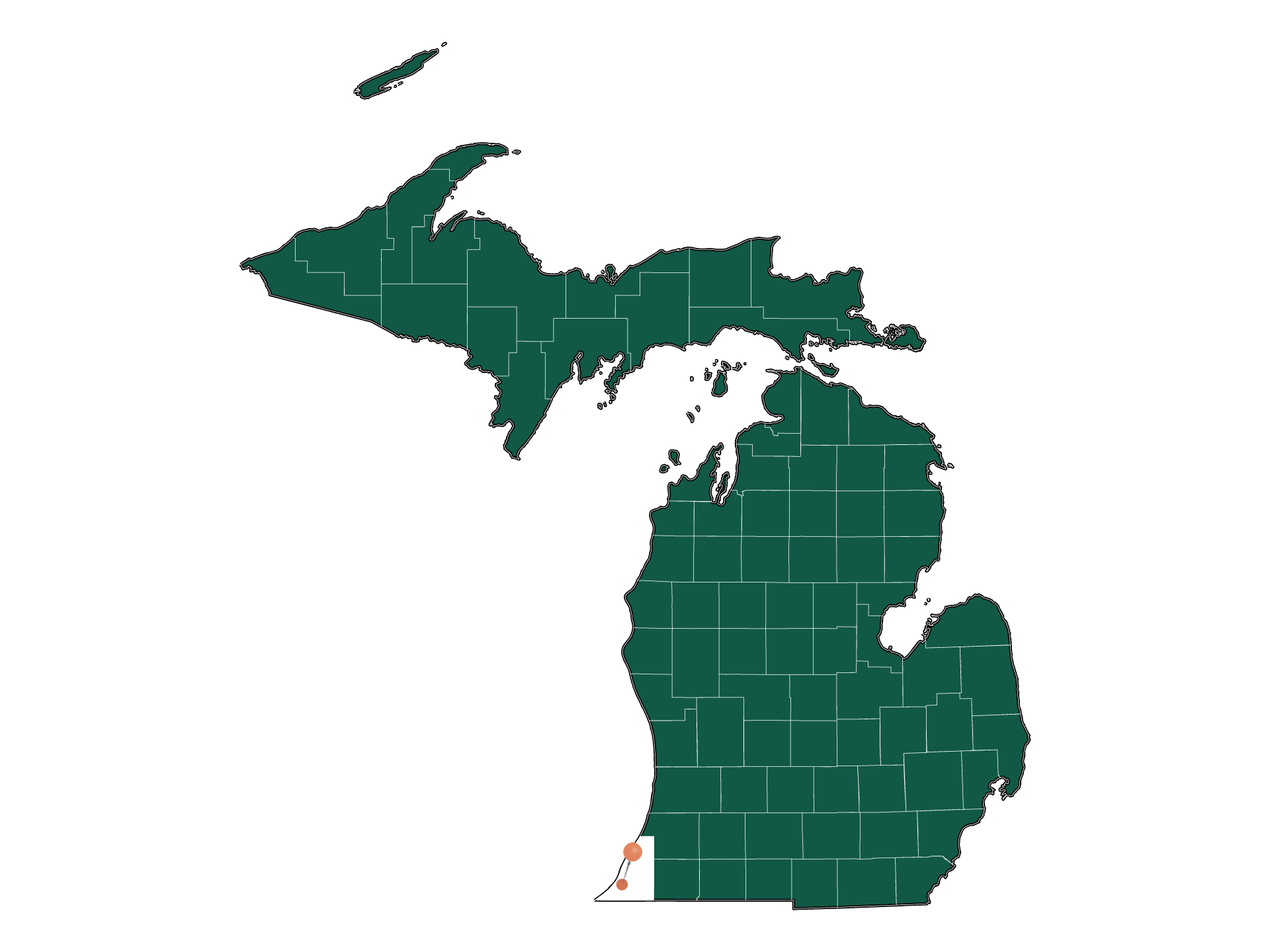 Safety in New Troy, Michigan (crime rates and environmental hazards)