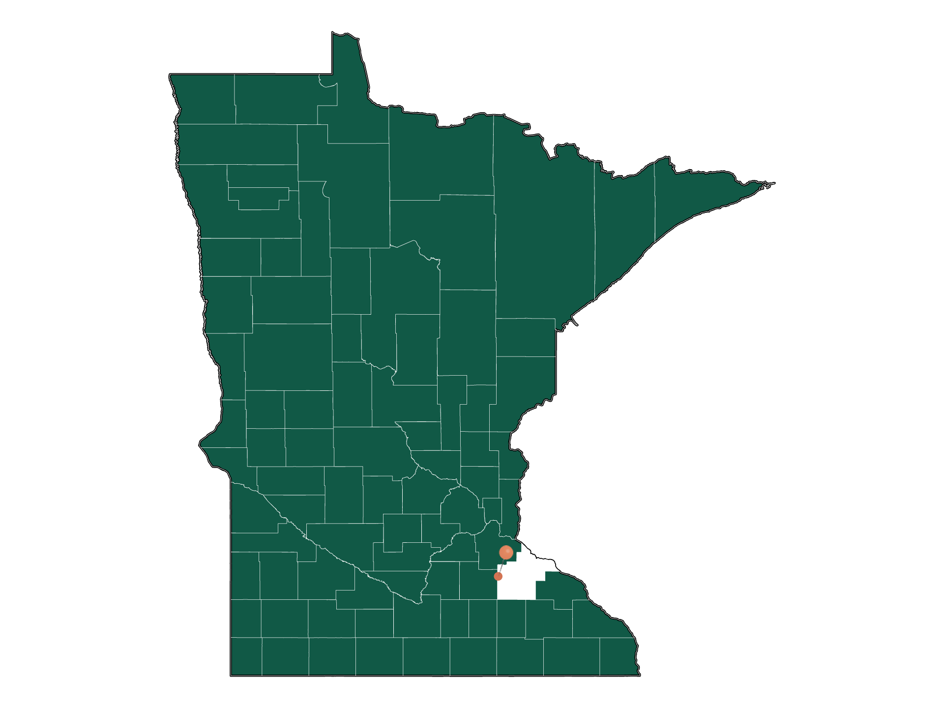 Infrastructure in Dennison, Minnesota