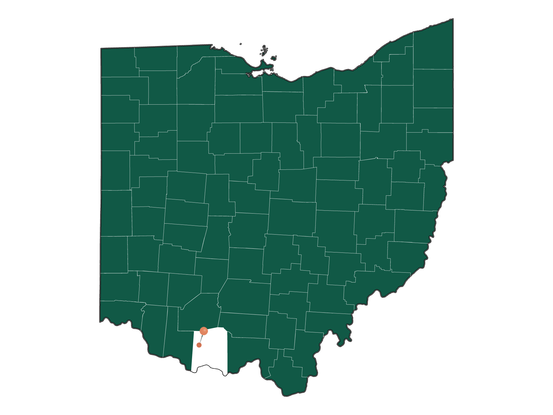 Infrastructure in Cherry Fork, Ohio