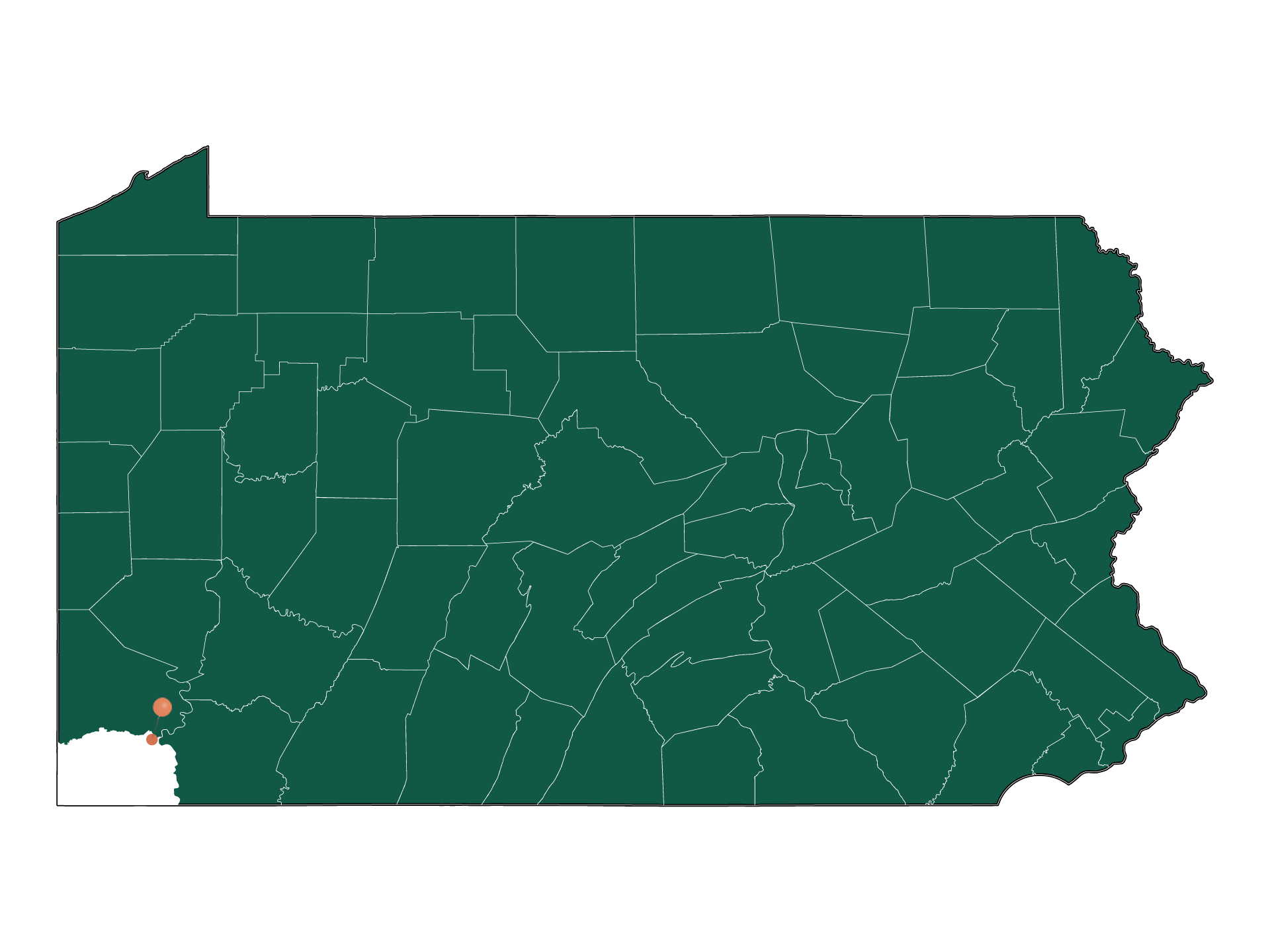 Moving to Clarksville borough, Pennsylvania in 2022