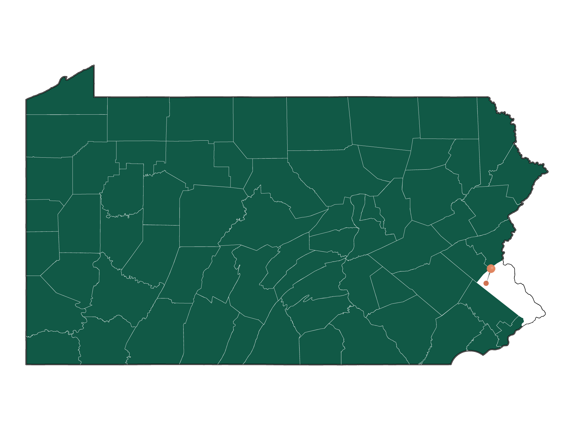 Infrastructure in Trumbauersville, Pennsylvania