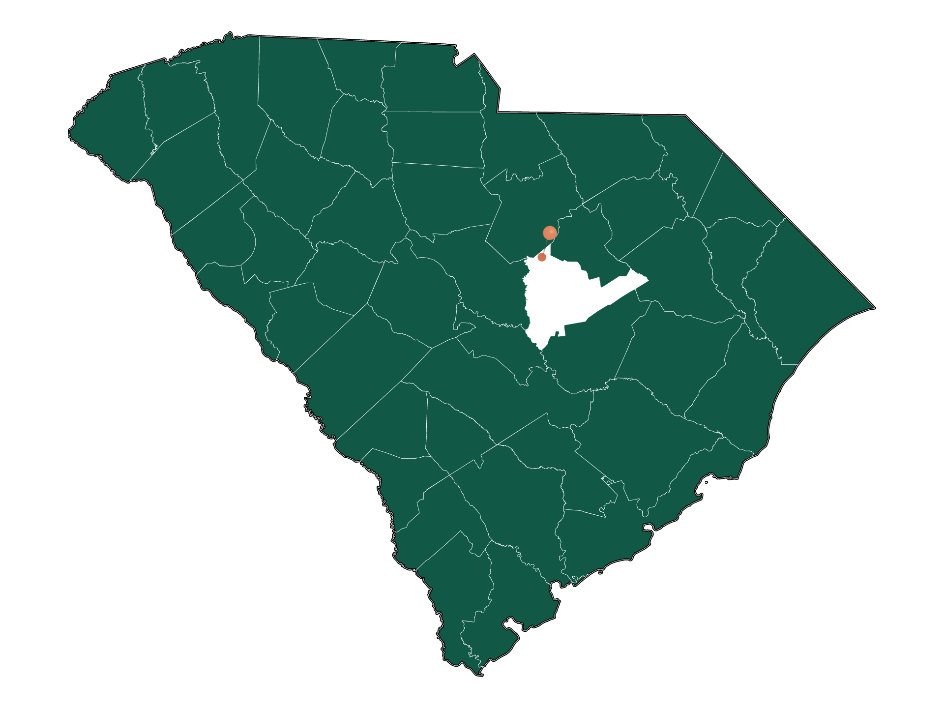 Infrastructure in Rembert, South Carolina