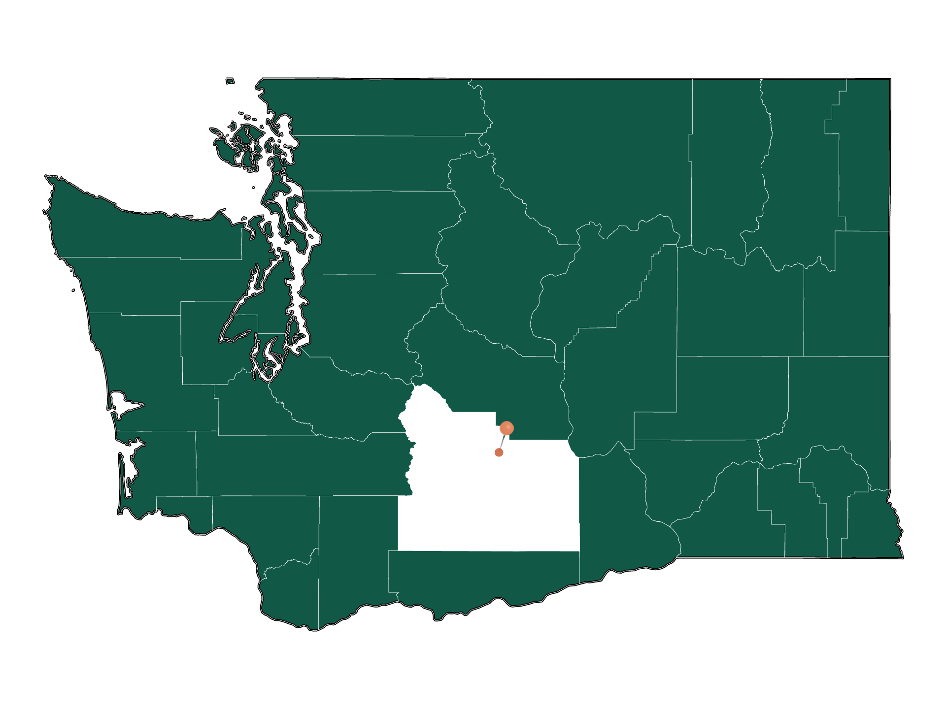 Infrastructure in Gleed, Washington