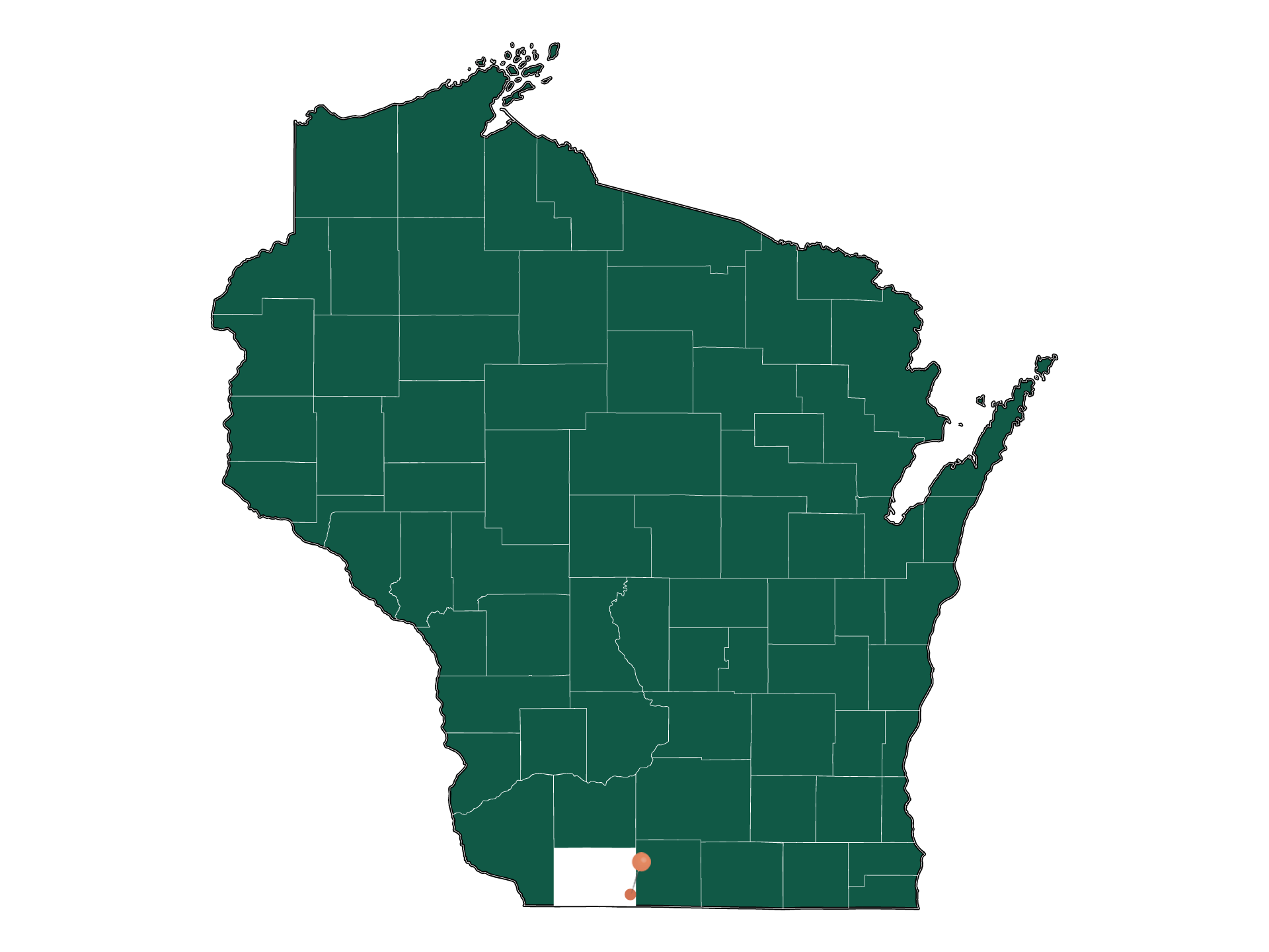 Infrastructure in South Wayne, Wisconsin